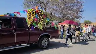 Llegada de la peregrinación a pie de coatzingo a Zaragoza. 12 de febrero 2025