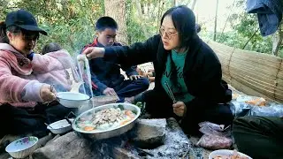 หุบเขาอาชา ตามญาญ่า หมูอ้วน กินหมูกระทะบ้านจง