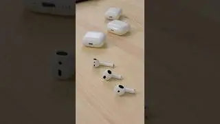 AirPods 4 Comparison: Did Apple Really Redesign Them? #shorts #airpods4 #airpods #tech