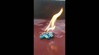 Center Fresh Chewing Gum Fire Experiment