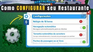Como Configurar seu Restaurante em Restaurant Tycoon 2 ⚙️ #roblox @Ultraw #restauranttycoon2