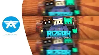 RizeaxPvP -  Minecraft Banner Speedart [#29] | AtmoArtworks