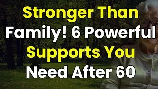 6 Essential Pillars of Support After 60 Stronger Than Family! elderly wisdom, old age, senior