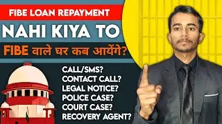 Fibe Loan Repayment Nhi Kiya to 🤯 | Loan Not Paid 🚫 | Notice | Fibe Recovery Agent Visit Home ?