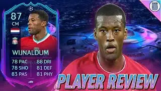 87 RTTF WIJNALDUM PLAYER REVIEW! ROAD TO THE FINAL PLAYER - FIFA 21 ULTIMATE TEAM