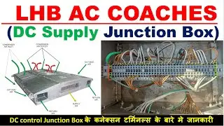 DC Supply Junction Box of RMPU.RMPU के DC सप्लाई जंक्शन बॉक्स के बारे मे जानकारी #lhb #lhbaccoaches