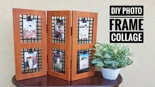 How to make photo frame collage at home - DIY picture frame collage - DIY home decor