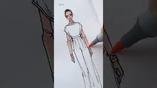 Quick Fashion Sketch Dressy Pants 👖🎨 #illustration #shorts #MKLAVFashionCourse