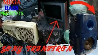ПОХОД ПО ПОМОЙКАМ #24 BLUE SONY TRINITRON SUBWOOFER!!!