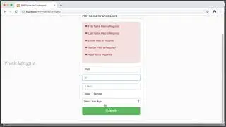 How to Display Values in Form in case of Errors 4/8