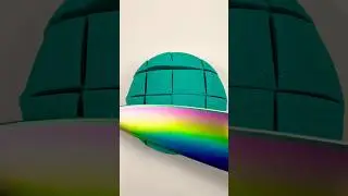 Coupe tr&egrave;s satisfaisante et relaxante de sable cin&eacute;tique asmr