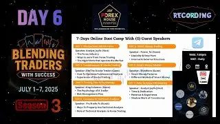 $BTWS2025 Smart Money Models (Patterns) by Bluewave Day 6 - Full Recording