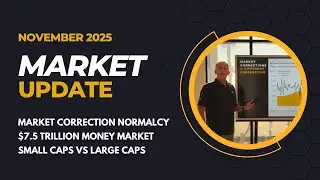 November 2025 - 3 in 3: Market Corrections, $7.5 Trillion Money Market, Small Caps vs Large Caps