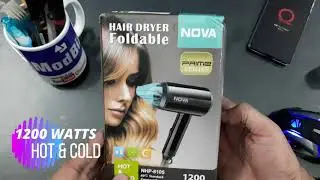 NOVA NHP-8105 /1200 Watts [Hair Dryer Foldable]