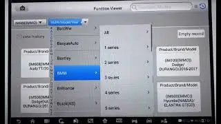 How to Check Vehicle Coverage on the Function Viewer of IM508S IM608II - obd2shop.co.uk