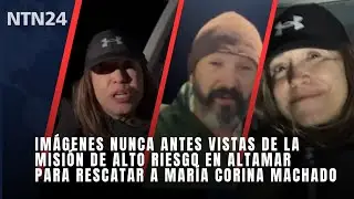 Imágenes nunca antes vistas de la riesgosa misión en altamar para rescatar a María Corina Machado