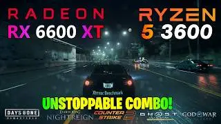 RX 6600 XT + Ryzen 5 3600 &ndash; 1080p Gaming Benchmarks & Performance Test (2025)