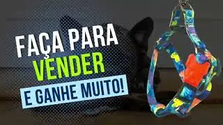 Como fabricar Peitoral Americano Premium para cachorro #rendaextra #empreendedorismo #dog #pets