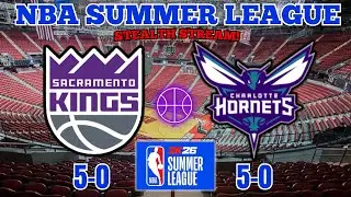 The 2k26 NBA Summer League  (KINGS VS HORNETS))
