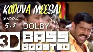 Aruva Meesai |Dhool |Vikram | 3D Bass Boosted |Mp3 Song 🔊🔊