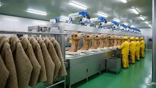 Inside the Camel Slaughter Factory &ndash; How Camel Skin Becomes Million-Dollar Products (Full Process)