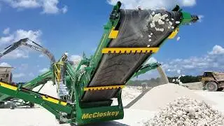 McCloskey WS3250 Plumbed into a R155 Scalping Screener - 3