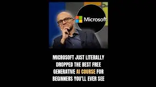 MICROSOFT JUST LITERALLY DROPPED THE BEST FREE GENERATIVE AI COURSE FOR BEGINNERS YOU&rsquo;LL EVER SEE