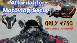 Low Budget Motovlog Setup: How to Start Motovloging with mobile (phone) TODAY!