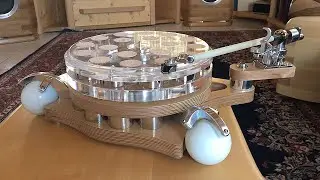 🎼  Tonarmbassis mit der Shaper Origin aus Buche massiv fräsen