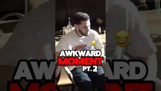 IT GOT REAL AWKWARD (INTERACT TO CLAIM LUCK 🍀) #adinross #shortsclip #youtubeshorts