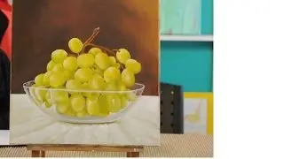 Como pintar al Oleo - Cuadro de  Uvas