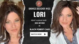 UniWigs Lori Human Hair Wig Review- Black Forest Cake- Stunning Brunette@uniwigsdesignerwigs