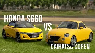 Daihatsu Copen vs Honda S660 | GT Sport