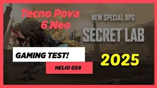 Tecno Pova 6 Neo x Garena Undawn Gaming Test 2025 Secret Lab