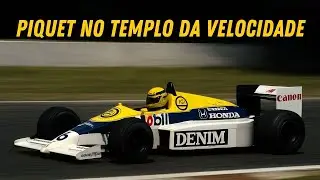 Nelson Piquet e a Williams voando baixo em Monza! | F1 1987 Recria&ccedil;&atilde;o