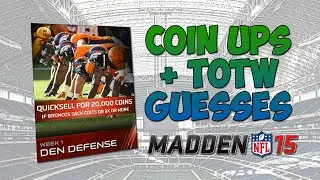 MUT 15 - Coin Ups & Fantasy Card Predictions!| Madden 15 Ultimate Team - Pro Pack Opening