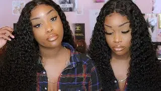 HOW TO : QUICK  & EASY  INSTALL ITALIAN  CURLY LACE WIG | FT RECHOO.COM