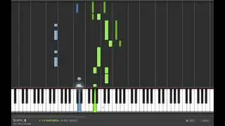 The Legend of Zelda - Gerudo Valley \\ Synthesia Piano Tutorial
