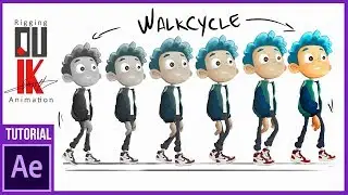 Animar un Walk Cycle con Duik  en After Effects Tutorial