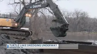 Turtle Lake Dredging Underway