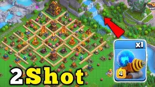 2 Shot Max Capital Peak is Very Easy with this Army in Clan Capital