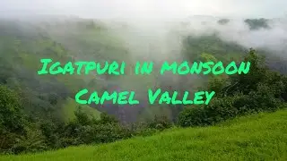 Camel Valley Igatpuri l waterfalls l Beautiful weather l monsoon l Nature l Fog l mountains