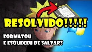 TUTORIAL como encontar arquivos depois de ter formatado o windows e esquecido de salvar os arquivos