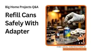 Refill Stem-Nipple Cans Safely With Regulated Adapter