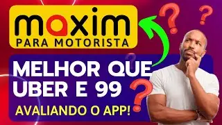 APP MAXIM TAXSEE P/ MOTORISTA | MELHOR QUE UBER E 99? (@MotocaVlog)