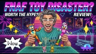 FNAF TOY DISASTER? Funko Glamrock Freddy & Chica Review + Fizzy Station Opening!