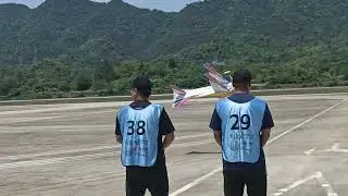 FUTABA new biplane Skyleaf Leader ACE demo flight at China World Cup