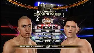 UFC 3 Undisputed: Georges St-Pierre vs Nick Diaz