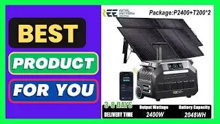 IEE Solar Power Station 2400W 2048Wh 4x2400W (5KW Surge)