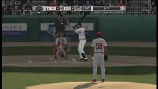 MLB 2K10 Red Sox VS Phillies Gameplay Part 1 of 5